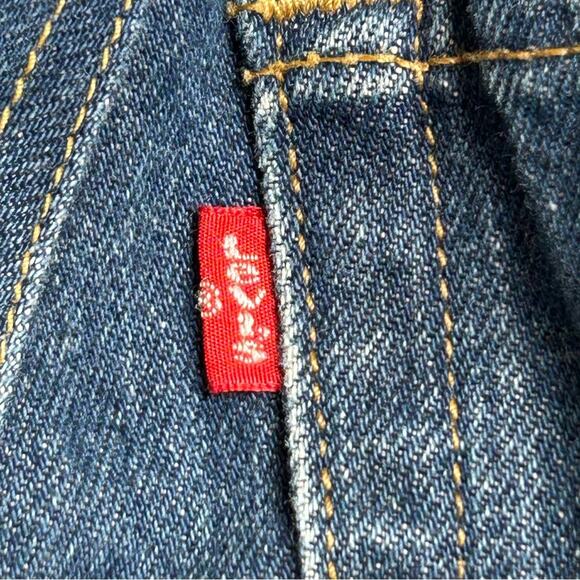 Vintage Levi’s 501 Reconstructed Straight Leg Cropped Jeans 30 - Picture 12 of 12